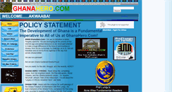 Desktop Screenshot of ghanahero.com